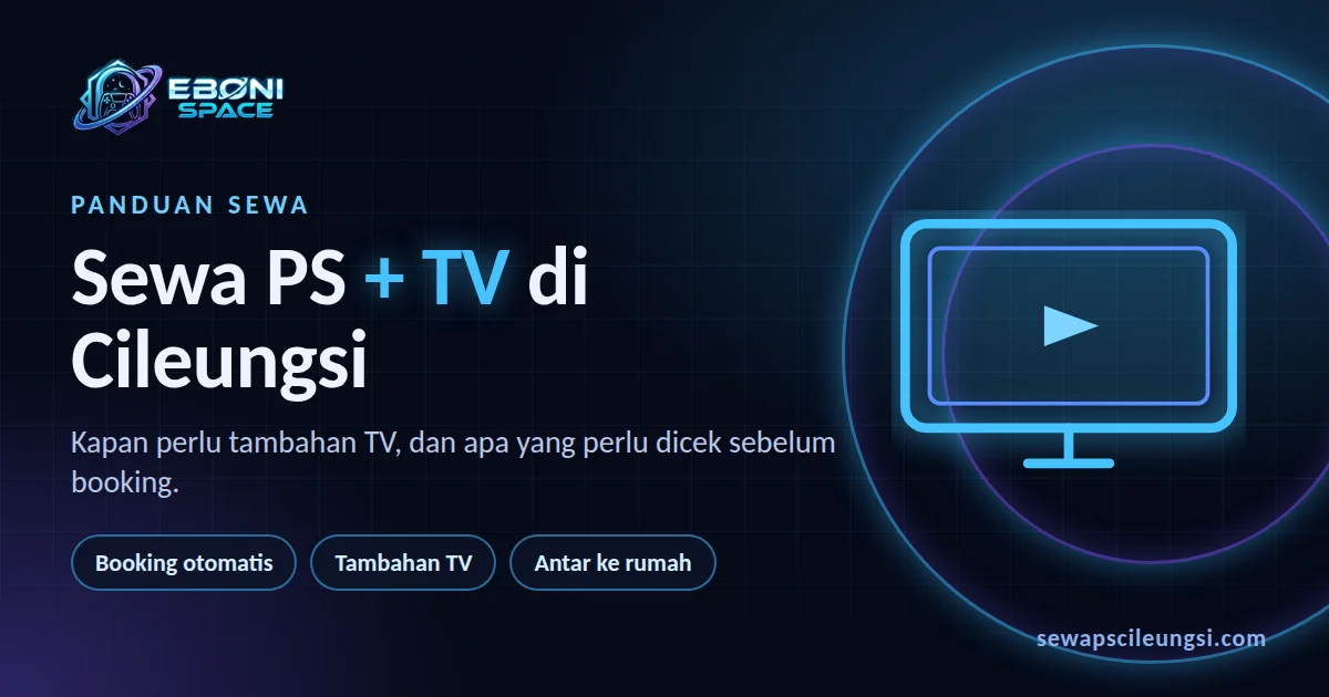 Sewa PS plus TV di Cileungsi